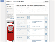 Tablet Screenshot of indianaconcerts.net